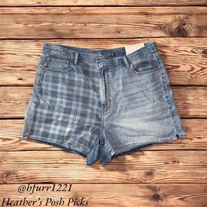 NWT AMERICAN EAGLE HIGHEST RISE MOM JEAN SHORT SZ 16